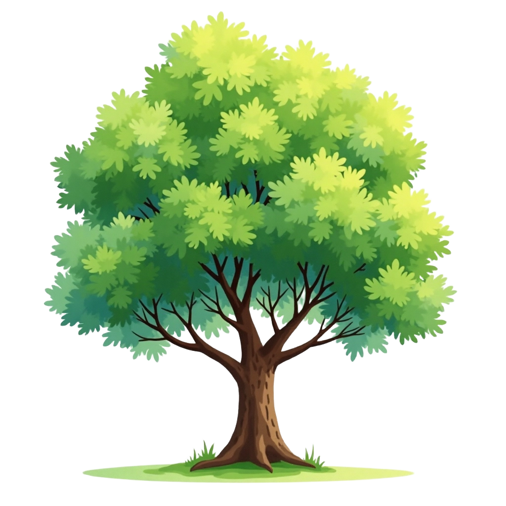 Vibrant Tree Illustration